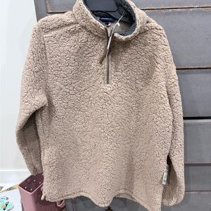 Men's Sherpa Fleece Pullover Jacket